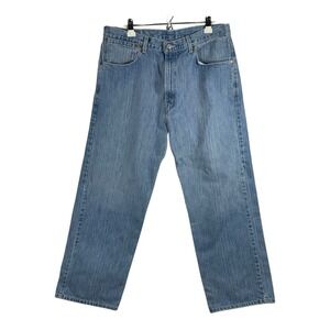 Vtg Levi's 579 Jeans 37x31 Baggy Fit  2001 Skater Rare Faded Blue Jeans‎
